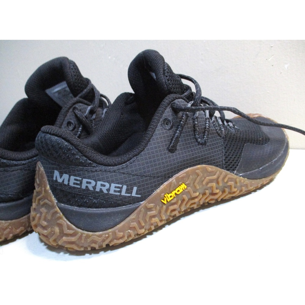 Merrell Trail Glove 7 Womens Barefoot Running Shoes Black Gum Vibram J067708 7.5 - Picture 5 of 11